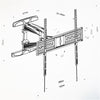 AMX BPL-62B Tilt & Swivel Universal TV Wall Mount Articulated LED, LCD, PLASMA For Screens 47'' To 90'' - - Mounts For Less