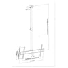 AMX Ceiling Mount for 37 '' to 70 '' LCD Screens with Extension Bar, Tilt, Black - - Mounts For Less