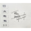 AMX - Double Articulation Wall Mount for 32 '' to 55 '' TVs, Maximum Weight 45kg, Black - - Mounts For Less