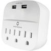 AMX PA-35 Surge Protectors 3 Outlet With 2 USB Ports 2.4A - - Mounts For Less