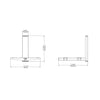 AVF ES150B Single Av Component Platform 33 Lb Black - - Mounts For Less
