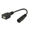 Adapter USB A Female to 2.1x5.5mm DC Female Power Cable - - Mounts For Less