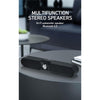 BWOO - Wireless Dual Speaker, Bluetooth 5.0, 6 Hours Continuous Playback, Black - - Mounts For Less