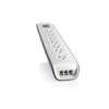Belkin 7-Outlet Surge Protector with 8-Foot Power Cord White - - Mounts For Less
