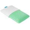 Blu Sleep - Bio Aloe Memory Foam Pillow with Cover, Aloe Infused, Queen Size High Profile - - Mounts For Less