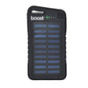 Boost BPB565 - Power bank with Solar Panel, 4000 mAh, 2 USB Ports and LED Flashlight, Black - - Mounts For Less