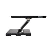 CTA Digital - Foldable Table Stand with Anti-Theft System for Ipad, Ipad Pro and Ipad Air, Black - - Mounts For Less