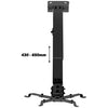 Ceiling projector mount black max 44 lbs & Up to 650mm extention - - Mounts For Less