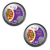 ChefElite - Set of 2 Pizza Grids, 12" Diameter, Non-Stick, Carbon Steel - - Mounts For Less