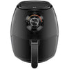 Chefman TurboFry 3.5L Air Fryer Dual Control Temperature, 60 Minutes Timer and Dishwasher Safe Basket Black - - Mounts For Less