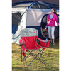 Coleman - Camping Chair with Integrated Cooler, 300 lb Capacity, Red - - Mounts For Less