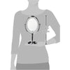 Conair TGBE51LEDC - Bilateral Freestanding Mirror, 7x and 1x Magnification, Soft Lighting, Chrome Finish - - Mounts For Less