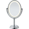 Conair TGBE51LEDC - Bilateral Freestanding Mirror, 7x and 1x Magnification, Soft Lighting, Chrome Finish - - Mounts For Less