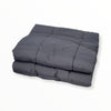 Cotton House - 12 Pound Weighted Blanket, 48" x 72", Dark Gray - - Mounts For Less