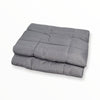 Cotton House - 12 Pound Weighted Blanket, 48" x 72", Light Gray - - Mounts For Less