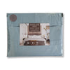 Cotton House - Hotel Lux Cotton Sheet Set, 1000 Thread Count, Queen Size, Blue - - Mounts For Less
