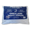 Cotton House - Set of Two Pillows 100% Polyester Fibre, Hypoallergenic, Random Colors, Made in Canada - - Mounts For Less