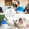 Crane - Ultrasonic Cool Mist Air Humidifier, 360 Degree Rotating Nozzle, Blue - - Mounts For Less