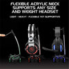 ENHANCE Gaming Power Headset Stand 4-Ports USB HUB LED RGB - - Mounts For Less
