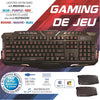 Elink - 104 Key USB Gaming Keyboard, 5 Feet Cable, Blue, Red or Purple Backlight - - Mounts For Less