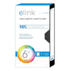 Elink - 6 Pack VHS Recording Cassette Set, 120 Minute Capacity, Black - - Mounts For Less