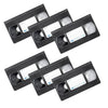 Elink - 6 Pack VHS Recording Cassette Set, 120 Minute Capacity, Black - - Mounts For Less
