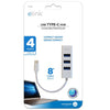 Elink - USB 3.1 Type-C to 4 Port USB-A Adapter, White - - Mounts For Less