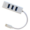 Elink - USB 3.1 Type-C to 4 Port USB-A Adapter, White - - Mounts For Less
