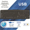 Elink - USB Desktop Keyboard with 104 Keys, 4 Feet Cable, Black - - Mounts For Less
