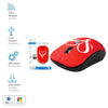 Elink - Wireless Optical Mouse with Adjustable DPI and Nano Receiver, Red - - Mounts For Less