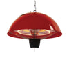 Ener-G+ HEA-21538R Infrared Suspended Electric Patio Heater 1500 Watt Outdoor Red - - Mounts For Less