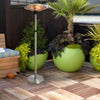 Ener-G+ HEA-21821SH-T Outdoor Freestanding Infrared Electric Heater silver - - Mounts For Less