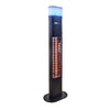 Ener-G+ HEA-21848 Electric Outdoor Infrared Heater with Integrated Bluetooth Speaker Black - - Mounts For Less
