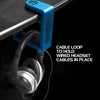 Enhance PC Gaming Headset Holder Hook Hanger Mount Blue - - Mounts For Less