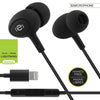 Escape - In-Ear Headphones with Lightning Plug, Built-in Microphone and Remote Control, Black - - Mounts For Less