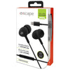 Escape - In-Ear Headphones with Lightning Plug, Built-in Microphone and Remote Control, Black - - Mounts For Less