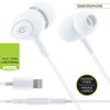 Escape - In-Ear Headphones with Lightning Plug, Built-in Microphone and Remote Control, White - - Mounts For Less