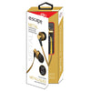 Escape Platinum EHP092 Hands-free Metal Earphones with Microphone Gold - - Mounts For Less