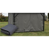 F. Corriveau International - Curtain for Gazebo 10' x 12', Water resistant, Charcoal - - Mounts For Less