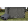 F. Corriveau International - Curtain for Gazebo 10' x 14', Water resistant, Charcoal - - Mounts For Less
