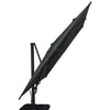 F. Corriveau International - Oasis Square Umbrella, 10' x 10', UV Resistant Fabric, Dark Charcoal - - Mounts For Less