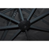 F. Corriveau International - Oasis Square Umbrella, 10' x 10', UV Resistant Fabric, Dark Charcoal - - Mounts For Less