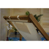 F. Corriveau International - Outdoor Deck Chair, Three Reclining Levels, Wooden Frame, Ivory - - Mounts For Less