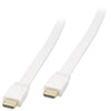Flat HDMI Cable V1.4 Support 3D And Ethernet 1080P 25 Feets White - - Mounts For Less