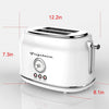 Frigidaire ETO102-WHITE - 2 Slice Toaster, Retro Style, White - - Mounts For Less