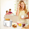 Frigidaire ETO102-WHITE - 2 Slice Toaster, Retro Style, White - - Mounts For Less