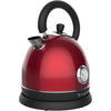 Frigidaire - Stainless Steel Electric Kettle, 1.8 Liter Capacity, Retro Style, Red - - Mounts For Less