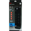 GE 10 Outlet + 2 Charging USB Ports Surge Protector Black - - Mounts For Less