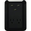 GE 2 Outlet With 3 USB Charging Ports Wall Tap Charging Station - - Mounts For Less