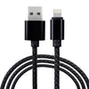 GlobalTone Lightning USB 2.0 To 8 Pins Sync / Charge Cable 2A 1 Meter Black - - Mounts For Less